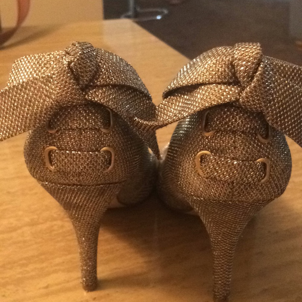 Silver Sparkle VIntage Heels